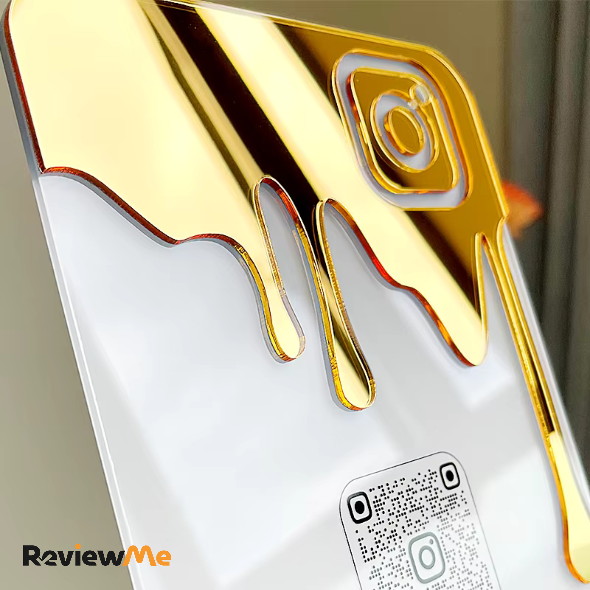 Instagram QR-Code Werbeaufsteller - ReviewMe