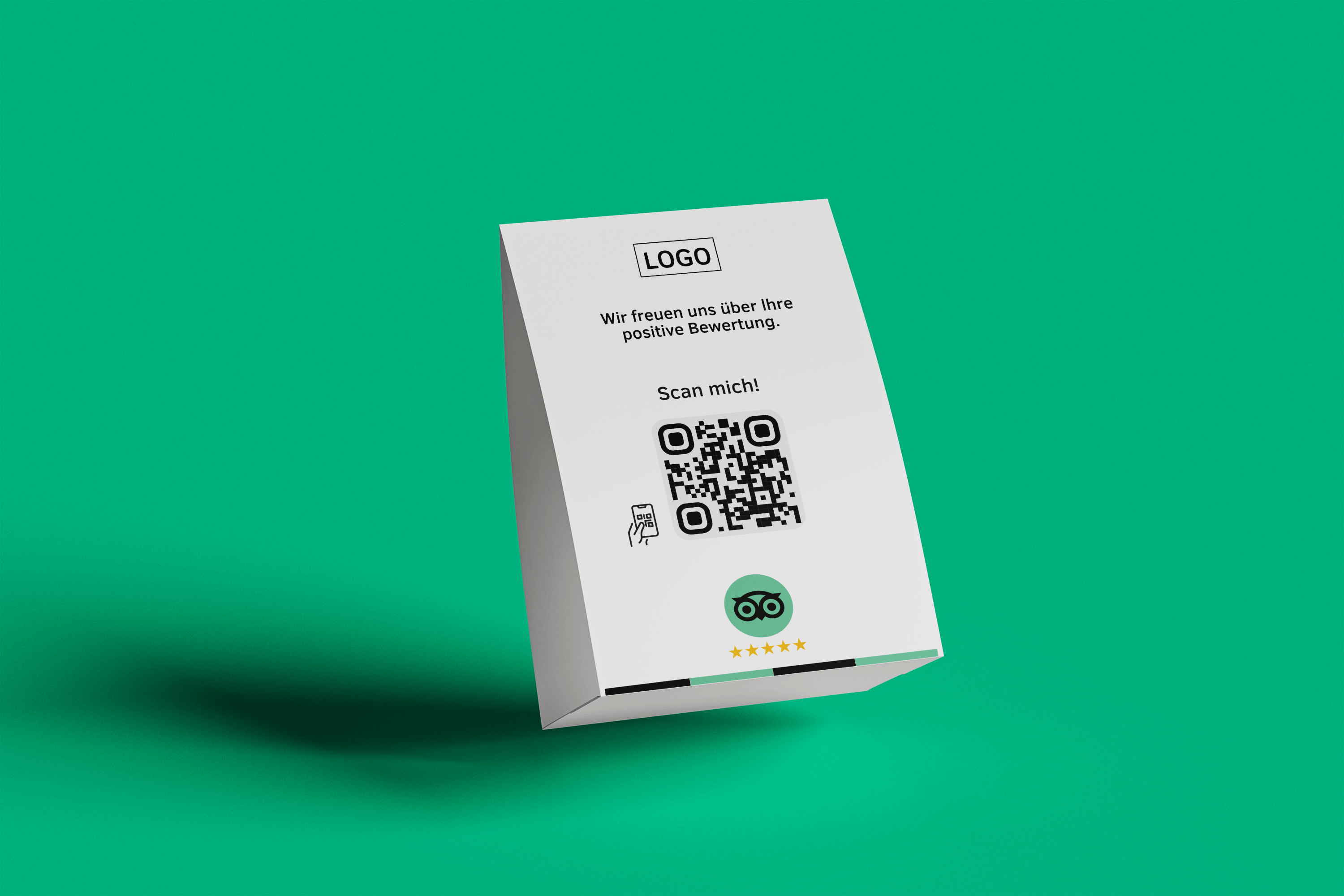 Tischaufsteller Bewerten Sie uns auf Tripadvisor - Colorful - ReviewMe