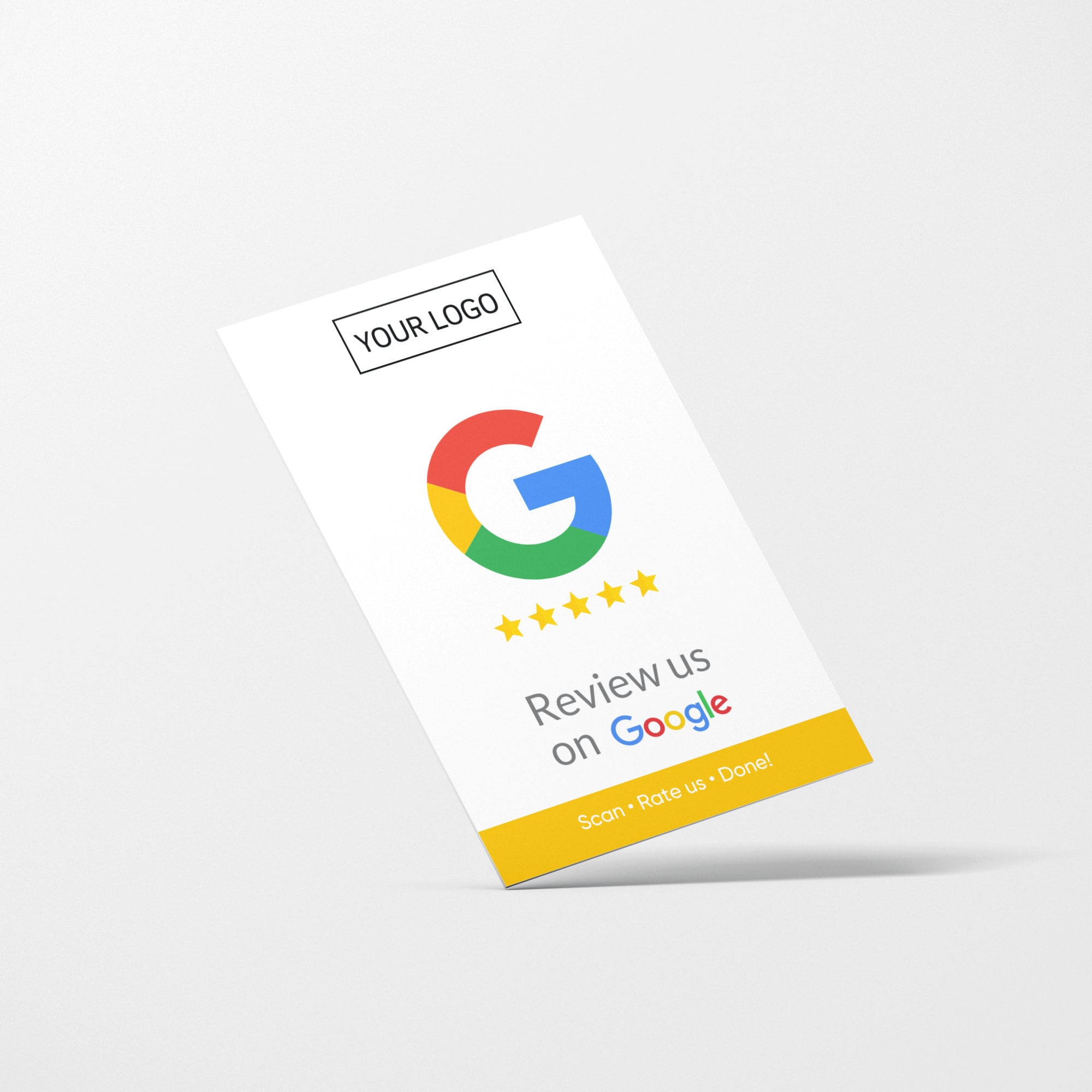 English Version - Google Review Cards - ReviewMe
