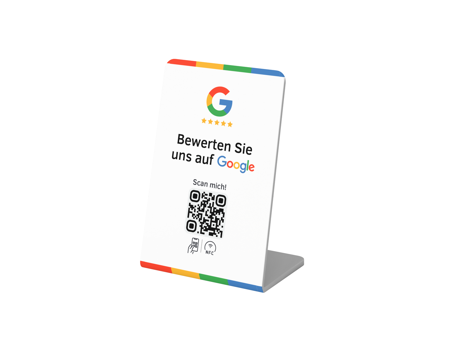 Google Bewertung QR-Code NFC Aufsteller