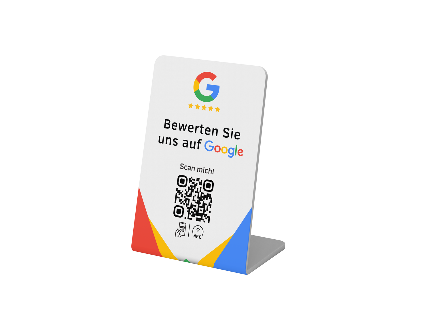 Google Bewertung QR-Code NFC Aufsteller Variante 3