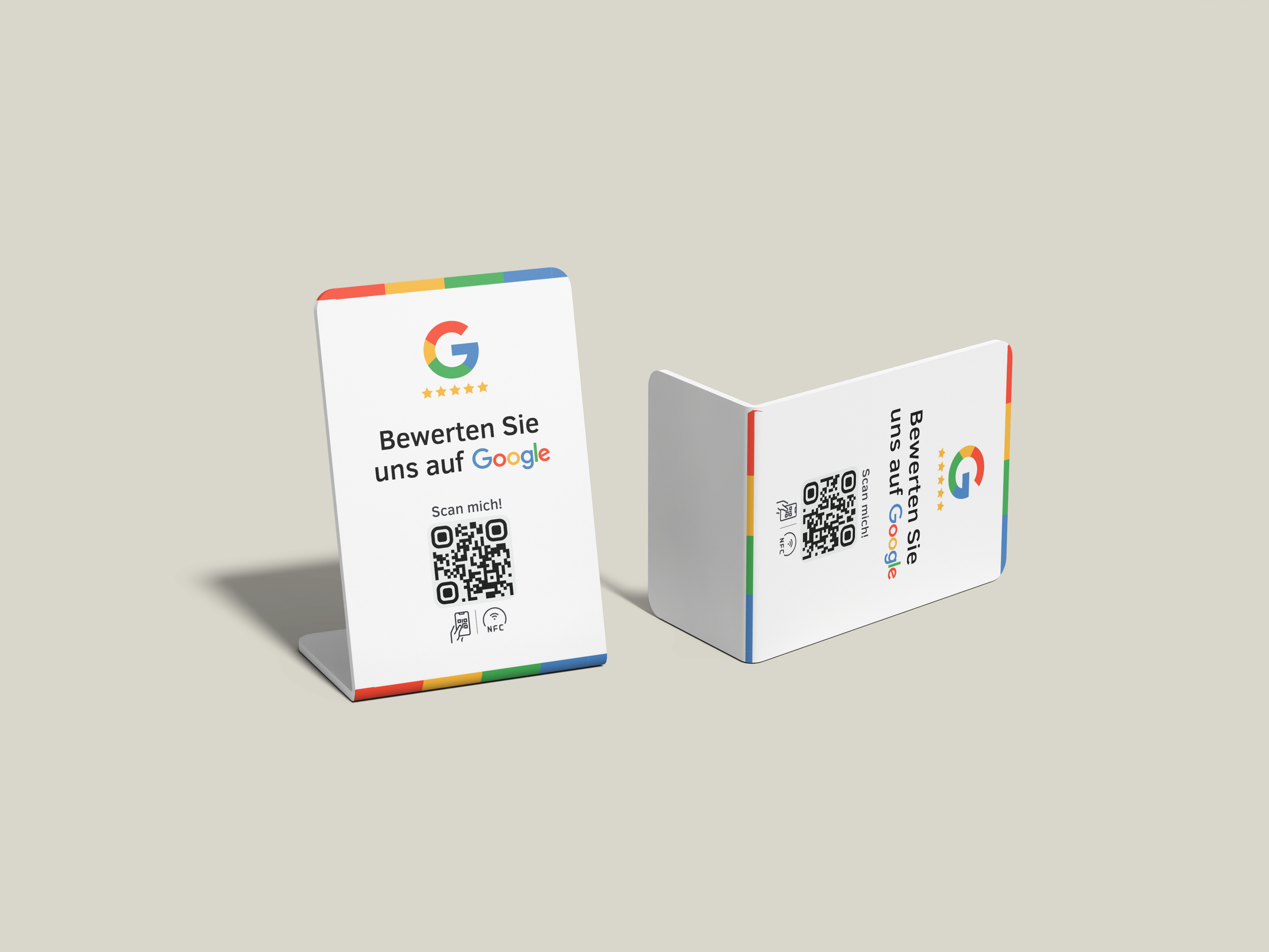 Google Bewertung QR-Code NFC Aufsteller