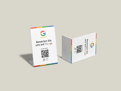Google Bewertung QR-Code NFC Aufsteller