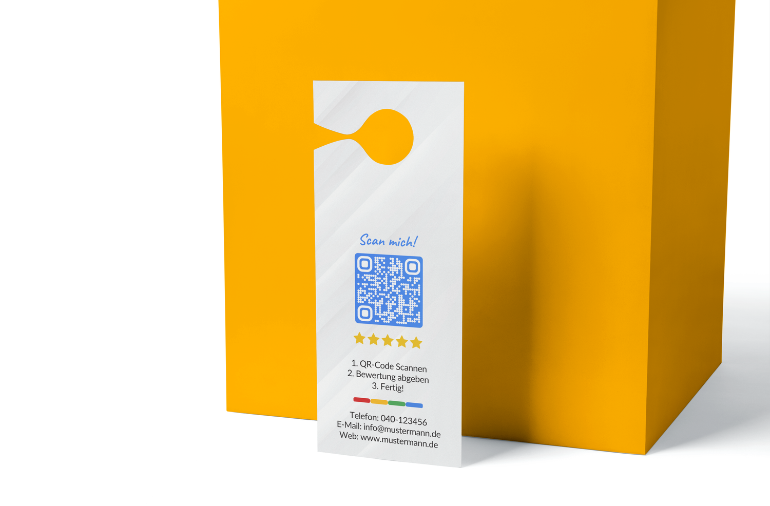 Türanhänger - Bewerten Sie uns auf Google Variante &quot;Modern&quot;