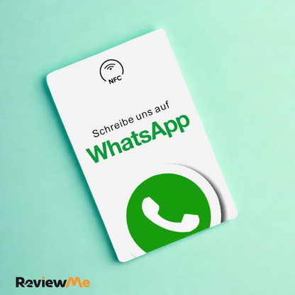 WhatsApp NFC Karte – Kontakt per Tap | NFC Visitenkarte