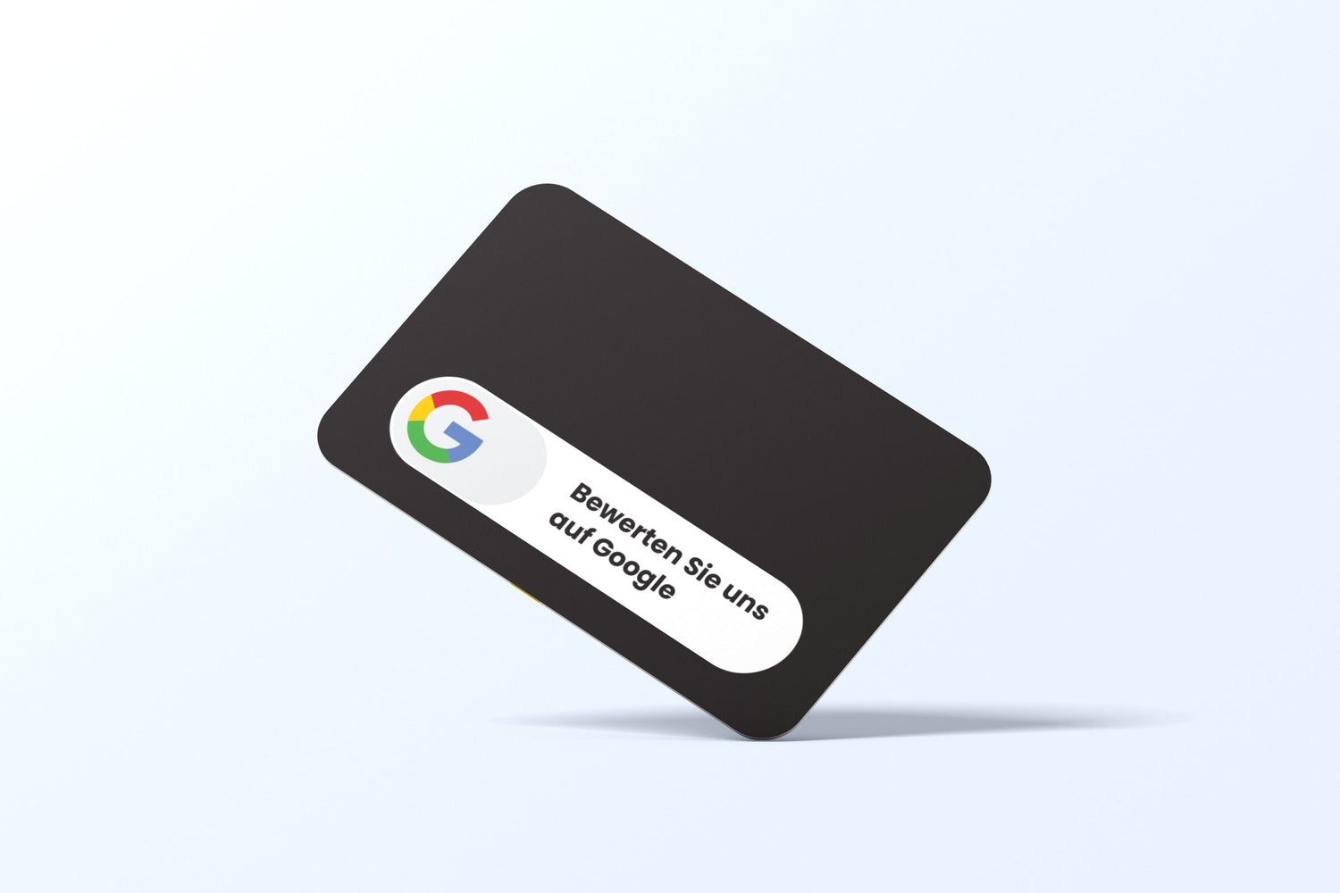 Google Bewertungskarten Schwarz mit QR-Code